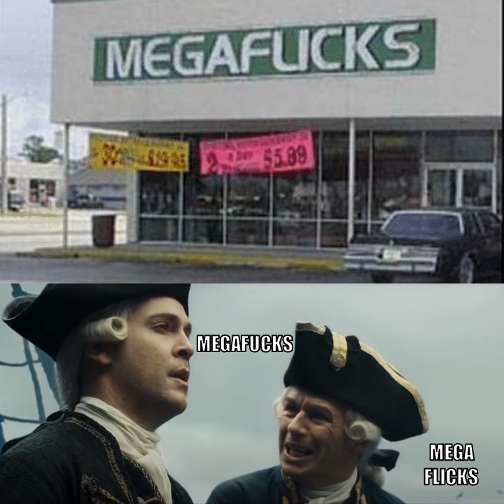 Mega Flicks.  It's Just Good Business - meme