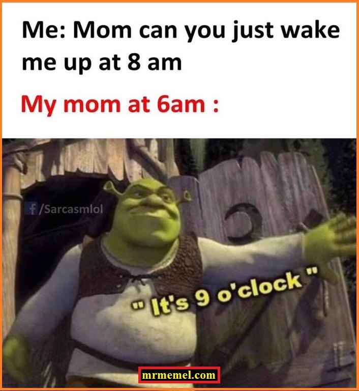 its 9 o'clock son - meme