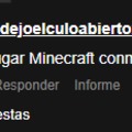 El título se fue a jugar Minecraft con Roberto