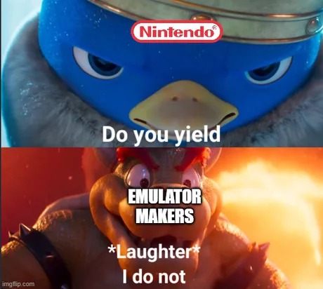 Emulators and nintendo - meme