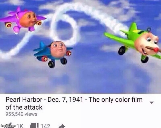 Attack on Pearl Harbor funny meme