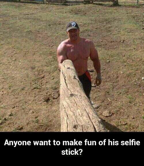 Selfie stick - meme
