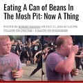Title eats beans