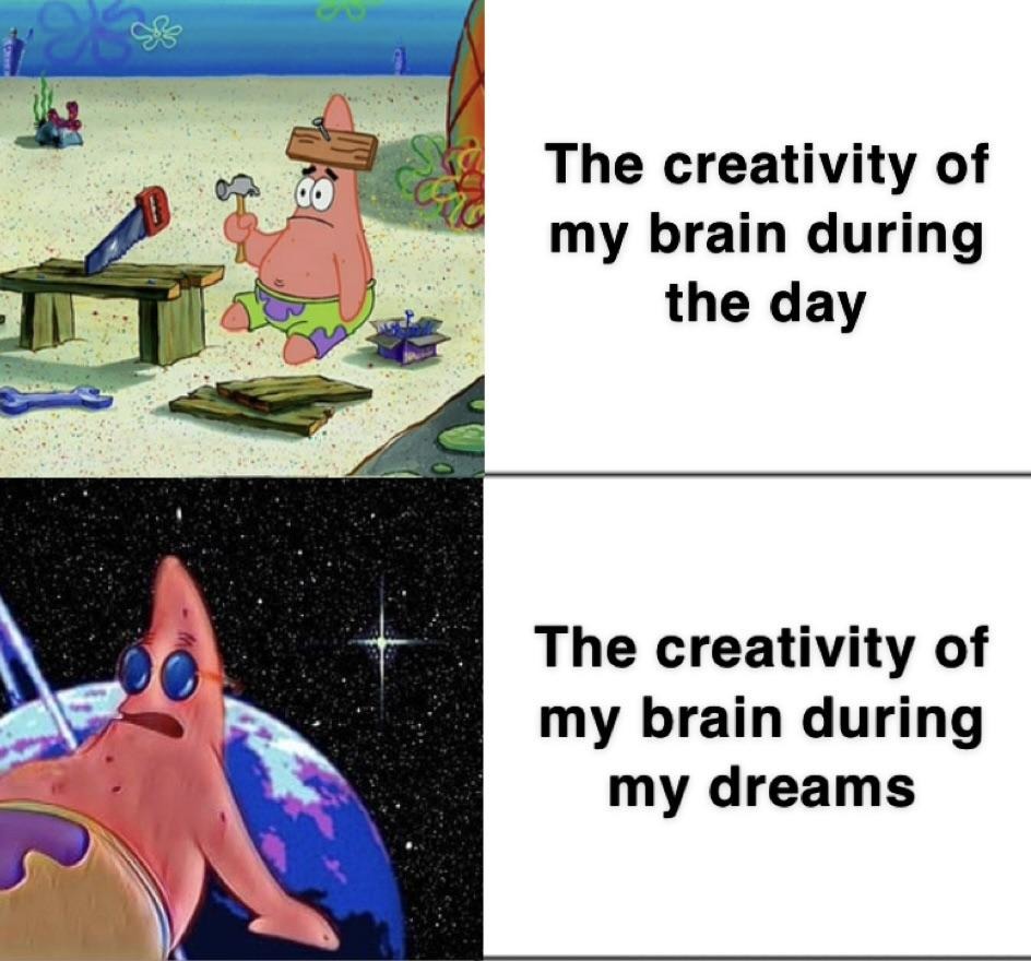 Creativity of my brain - meme