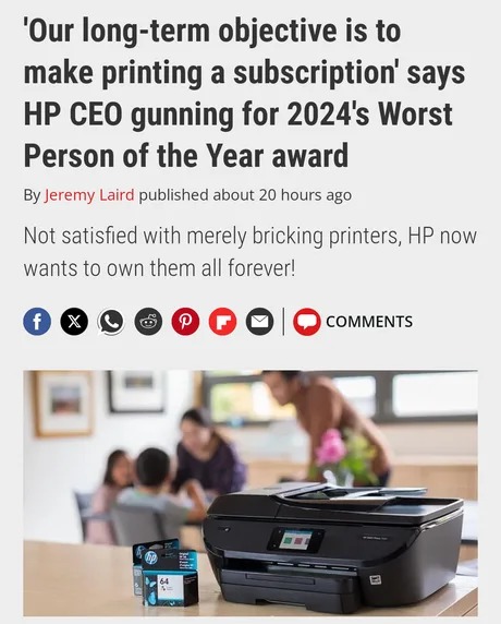 Printing subscription - meme