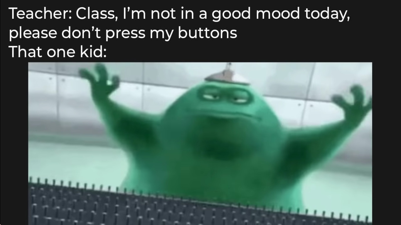 Lots of buttons - meme
