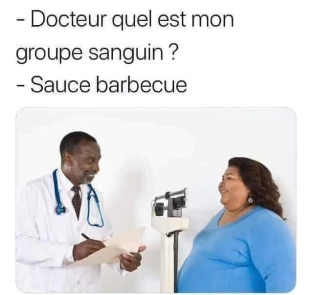 Mon groupe sanguin ? Sauce barbecue - meme