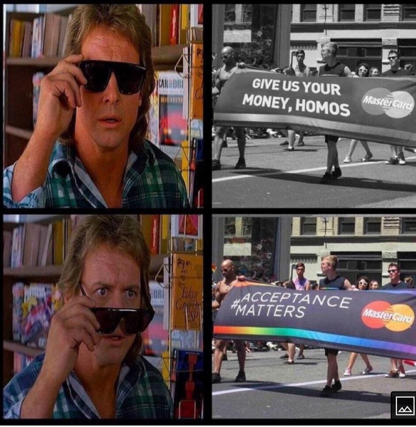Companies during pride month be like - meme
