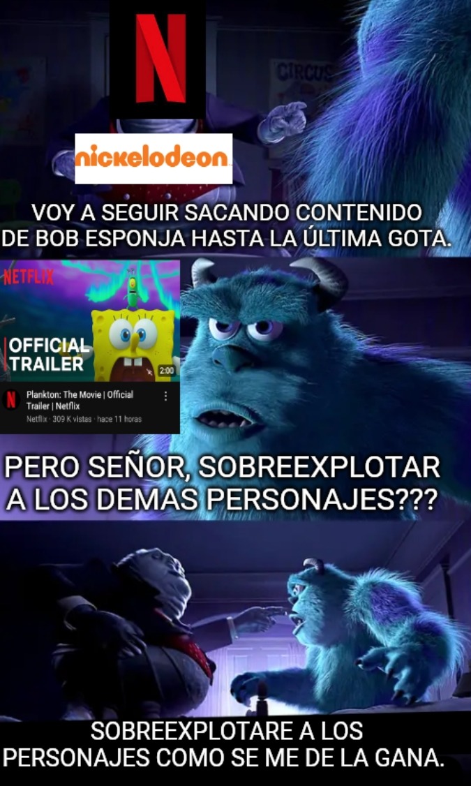 Bob esponja está sequisimo. - meme