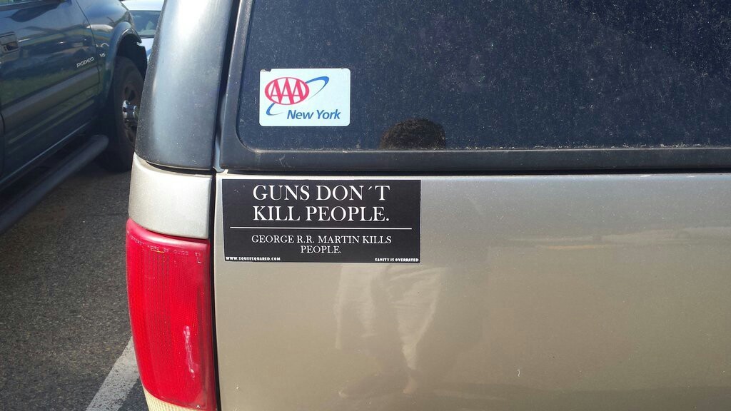 Guns don't kill people... - meme