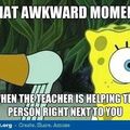 awkward moment