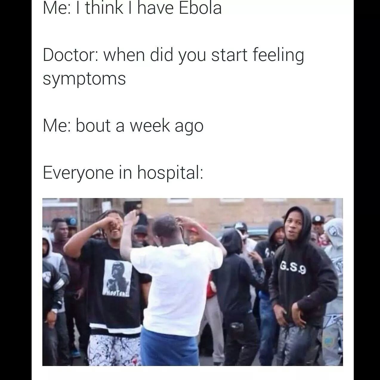 Ebola called back about a week ago. - meme