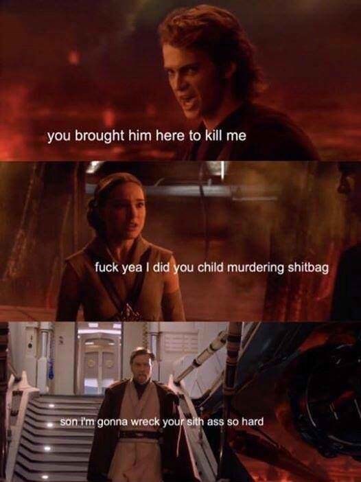 You brought him here to kill me - meme