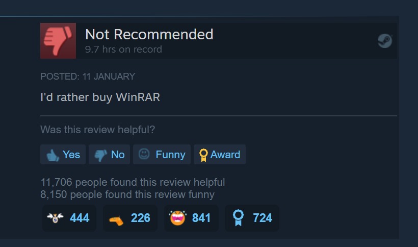 "Eu preferiria pagar pelo WinRAR" - meme