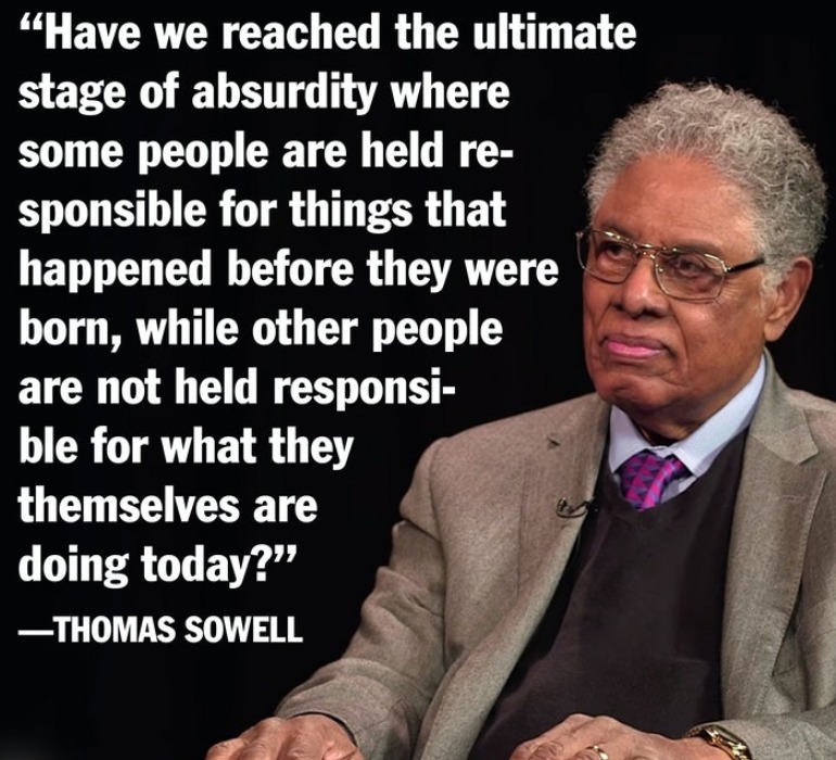 Thomas Sowell for Black History Month - meme