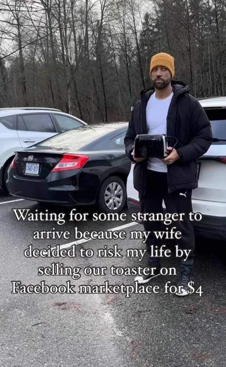 Facebook marketplace sales - meme