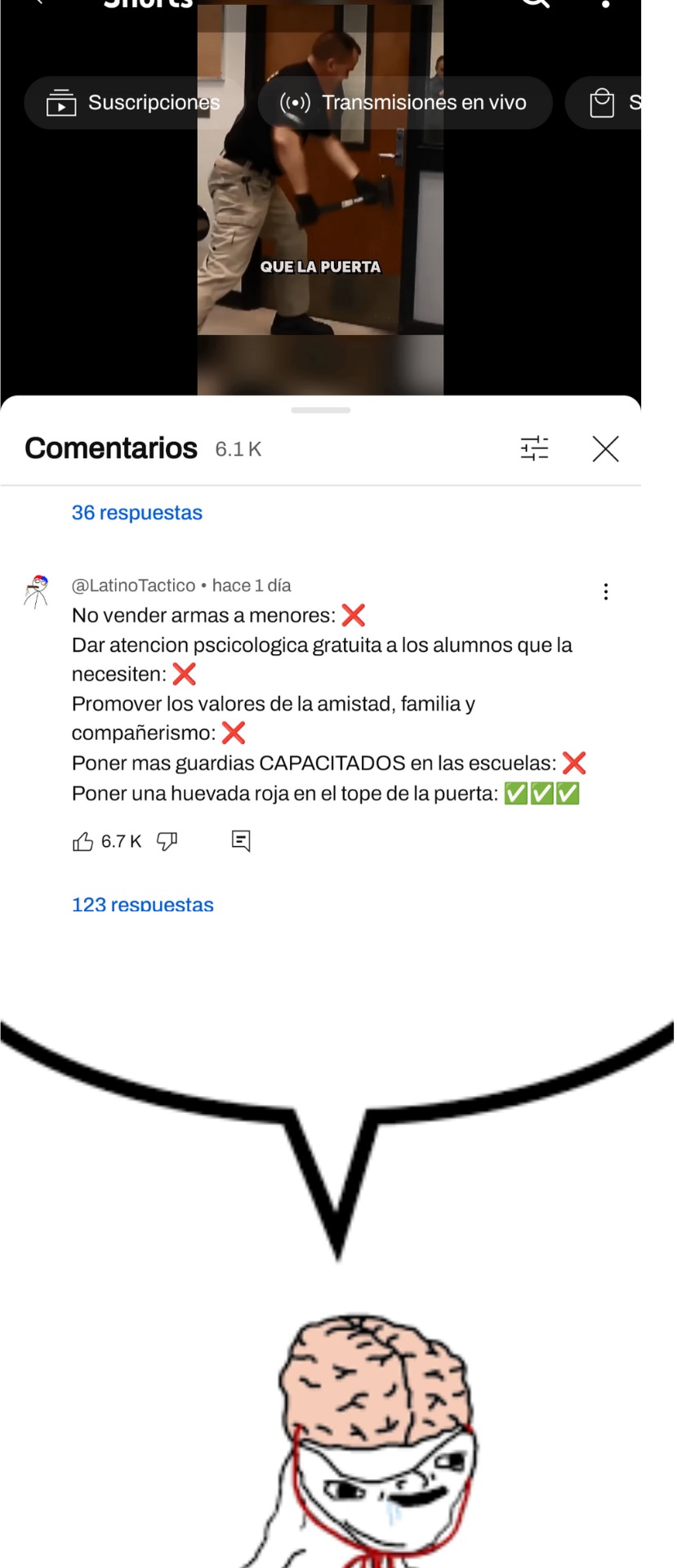 El pendejo piensa que la regulación de armas hará algo XDDDDDDDDDDDDDDDD - meme