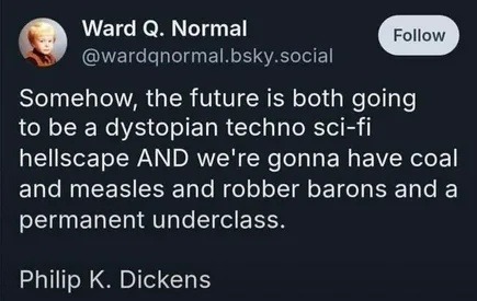 The future: Blade Runner but with measles - meme