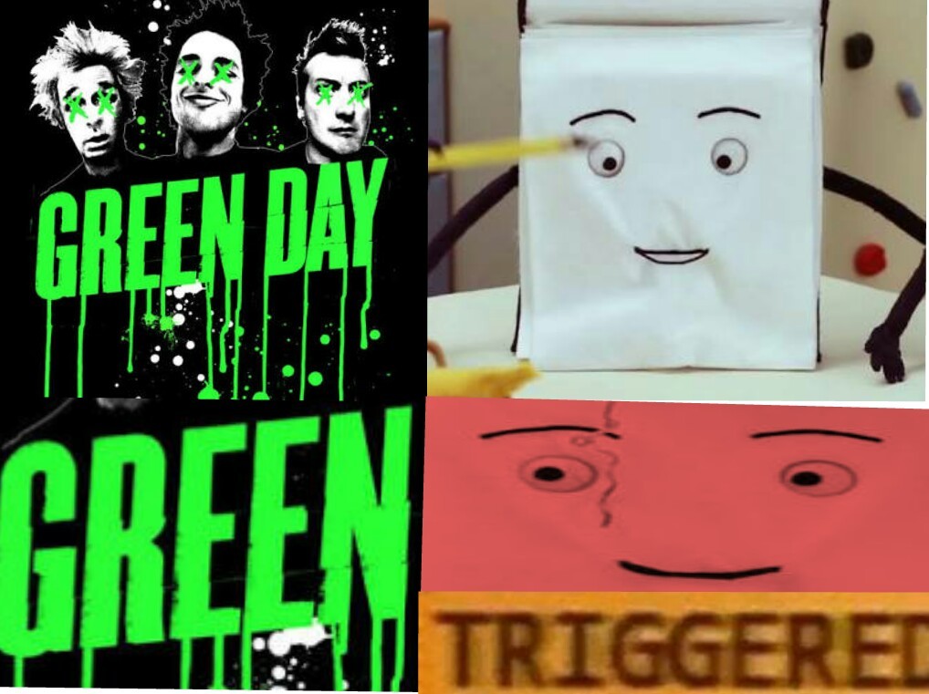 Green is not a creative color - meme