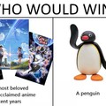 When pingu was ranked the #3 anime