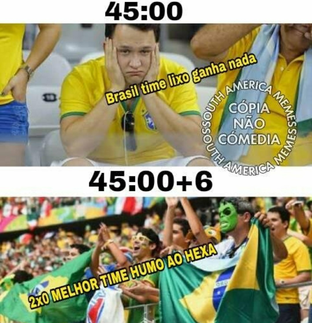SE NÃO FOR COM EMOÇÃO NÃO É BRASIL - meme