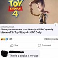 So Woody and Bo-Peep Not Gonna Smash?