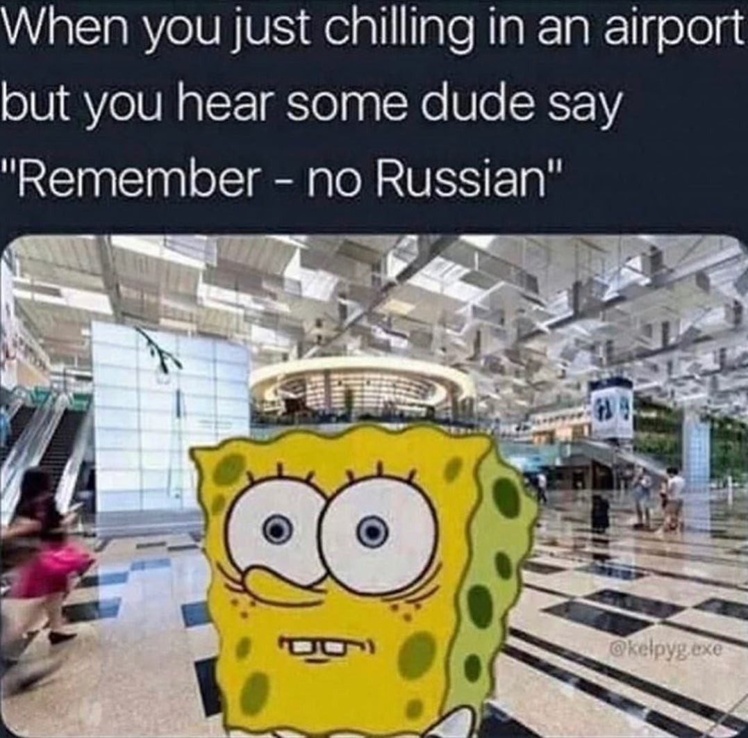 No Russian - meme