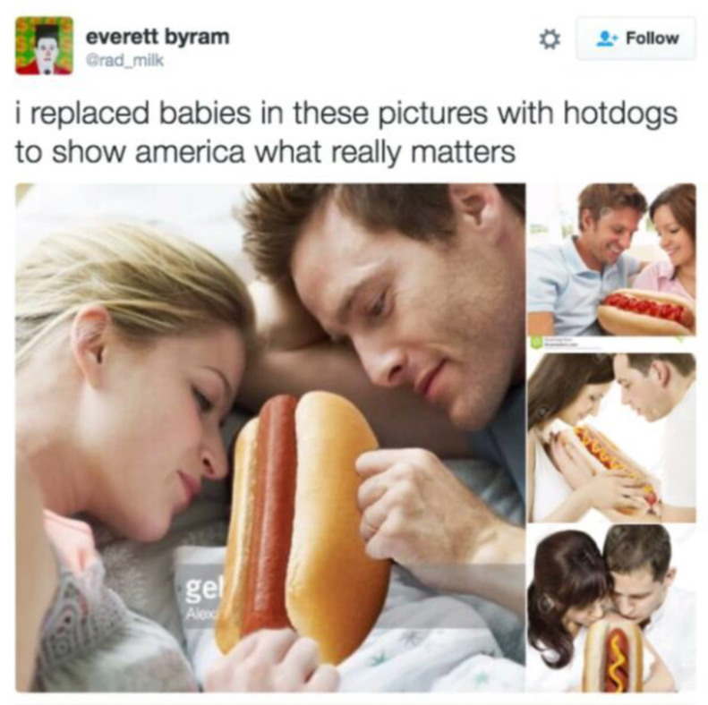 Hot dog yas - meme