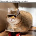 The cool kid in Disney movies
