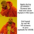 Apple VR goggles meme