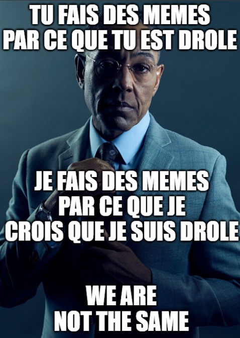 we are not the same - meme