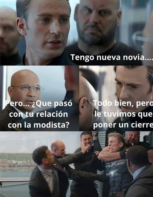 La relación estaba tan mal que hasta la modista dijo basta - meme