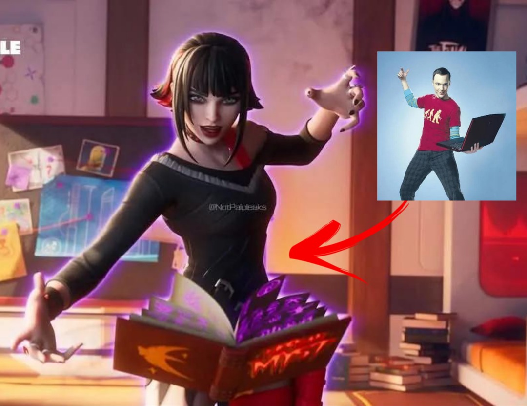 La Sheldon pose - meme