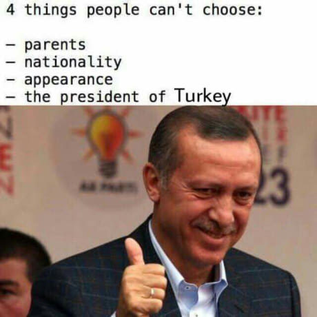 President of Turkey - meme