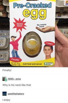 Pre Cracked Egg - meme