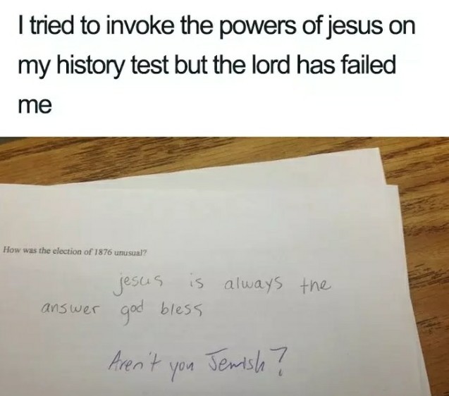 Do not test the Lord - meme