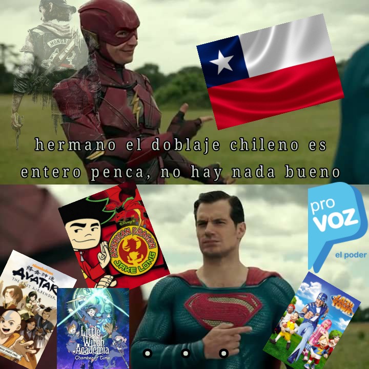 Doblaje Argentino :zoomer: || doblaje chileno y mexicano :Chad: - meme