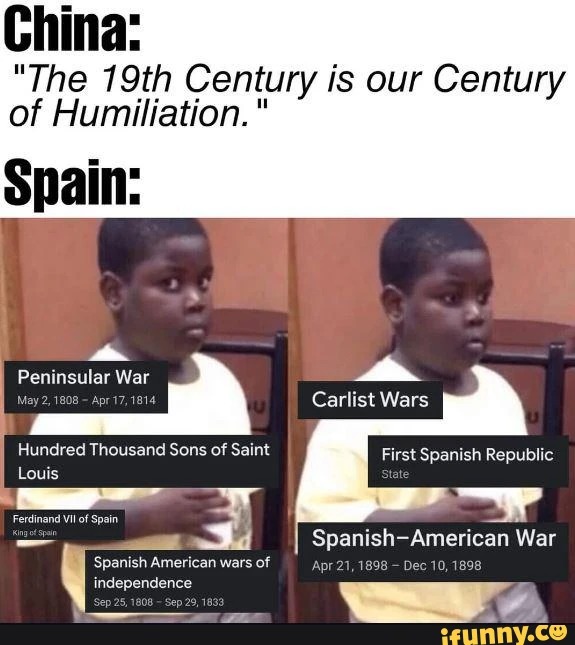 The good thing is that they were relevant in their 300 years of history unlike the USA and UK - meme