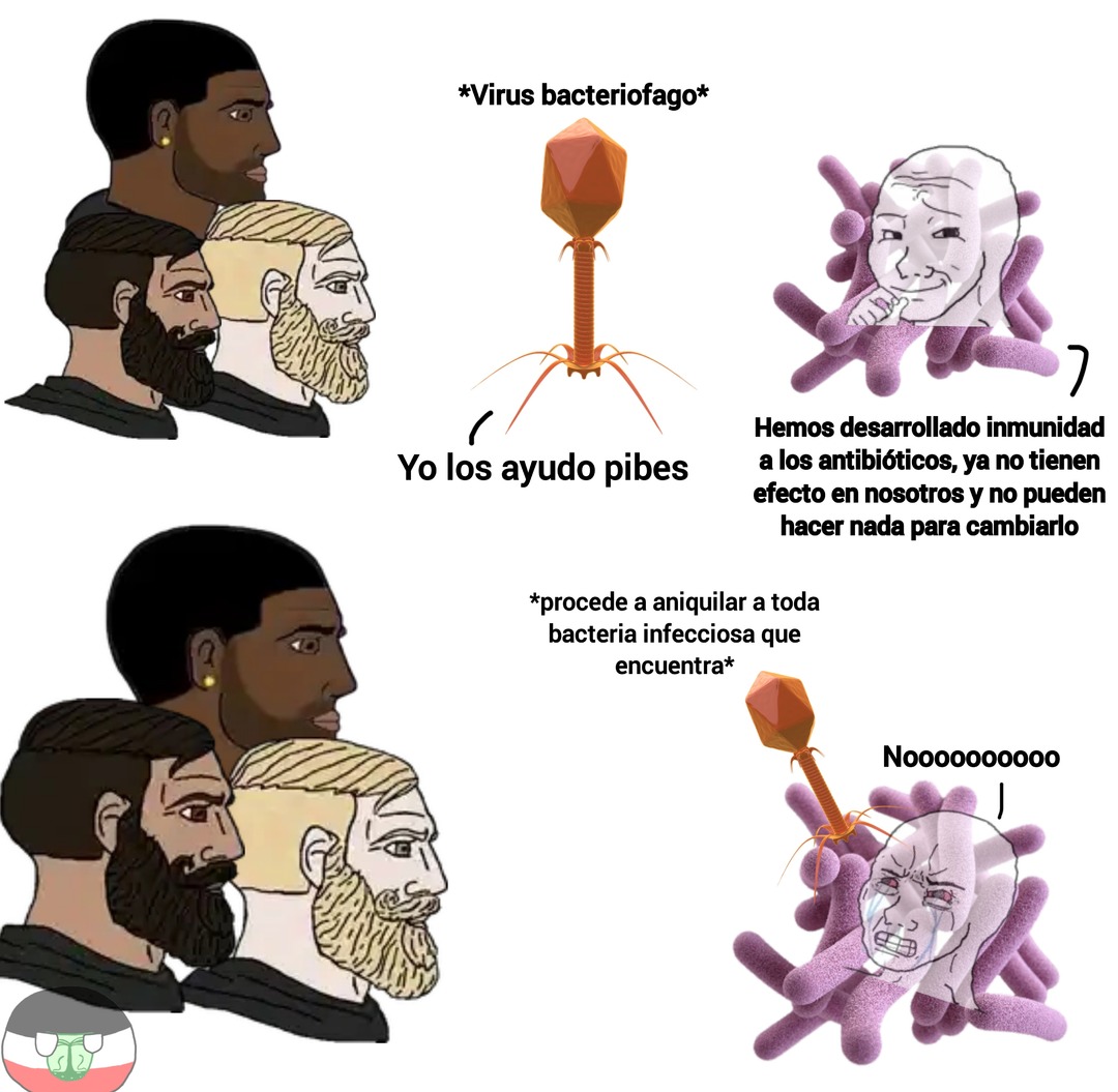Siempre me pregunté como de hubiera visto el bacteriofago en osmosis jones :umm:... - meme