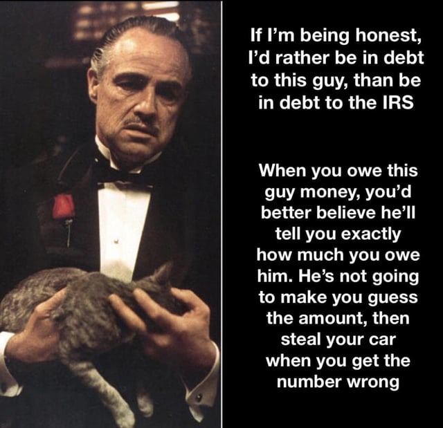 IRS or The Godfather - meme