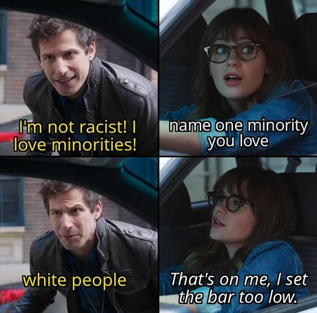 I love minorities - meme