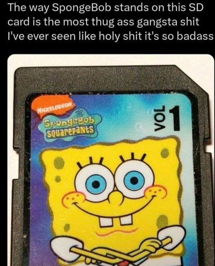 Badass spongebob - meme