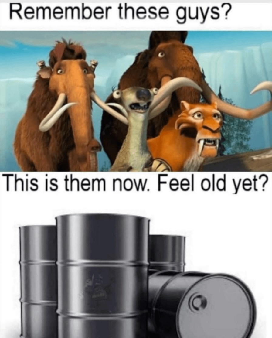 Ice age characters right now - meme