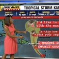 Tropical Storm Karen is on her way...