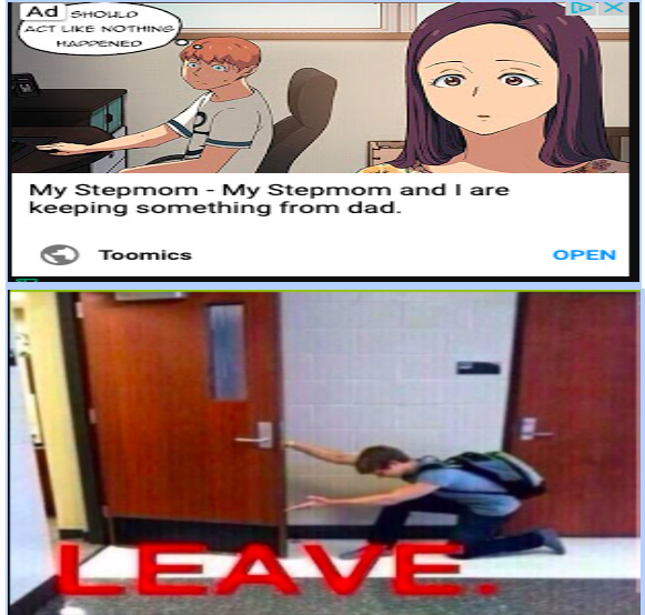 leave my computer - meme