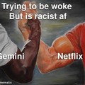 Trying to be woke they became racists