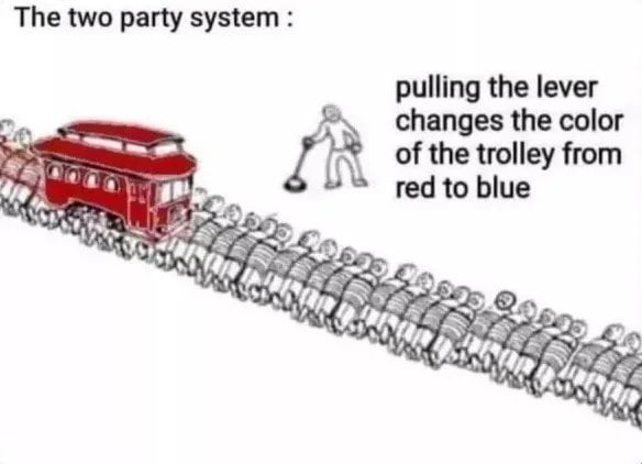 Two party system - meme