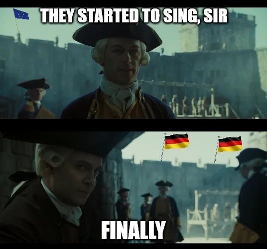 Germany is waking up - meme
