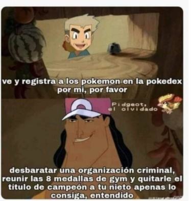 Pokemon en corto - meme