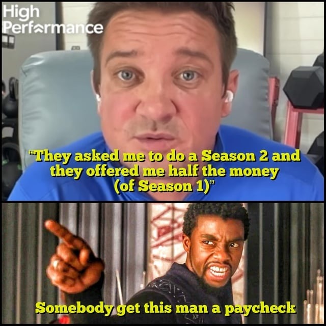 They want Season 2 but offered half the cash? PAY THE MAN - meme